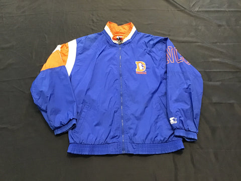 Denver Broncos Zip Up Vintage Jacket Adult Large