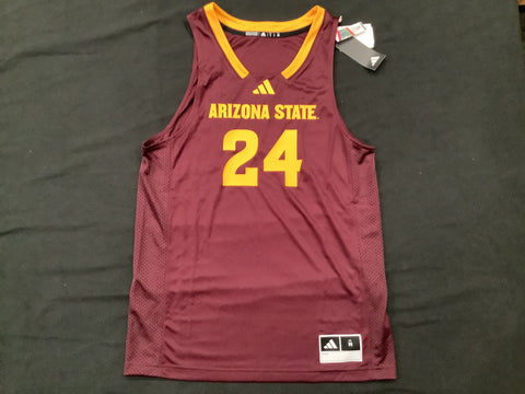 Arizona State University Sun Devils #24 Basketball Jersey Men’s Medium NWT