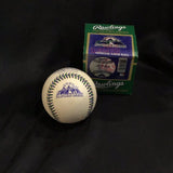 1998 Colorado Rockies Official All-Star Game Baseball