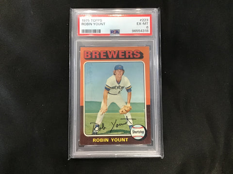 1975 Topps Robin Yount Rookie #223 PSA 6 4318