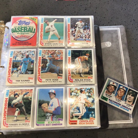 1982 Topps Baseball Complete Set 1-656