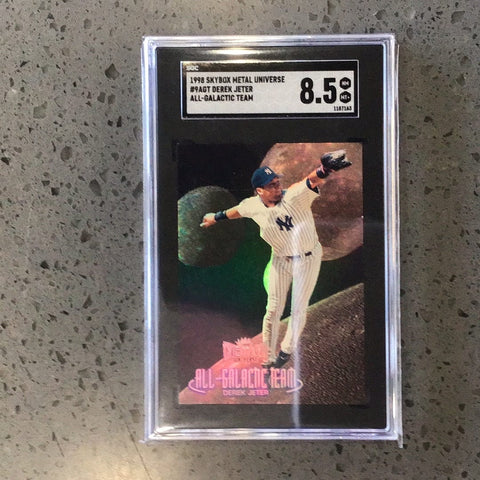 1998 Skybox Metal Universe Derek Jeter All-Galactic Team SGC 8.5 (7163)