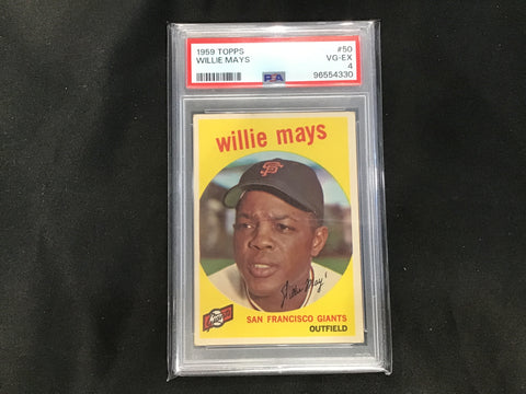 1959 Topps Willie Mays #50 PSA 4 4330