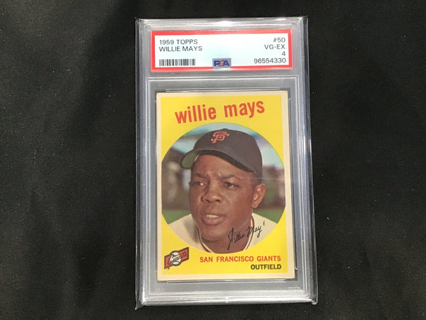 1959 outlet Topps Willie Mays