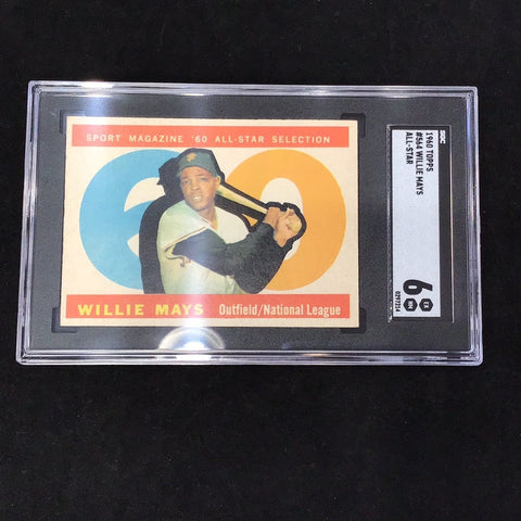 1960 Topps Willie Mays #564 Graded Card SGC 6 (7214)