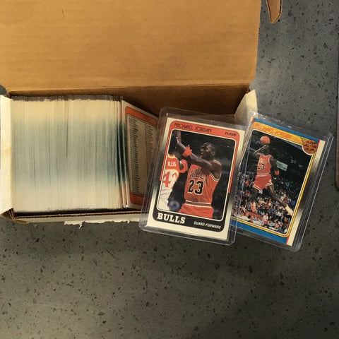 1988-89 Fleer Basketball Complete Set  1-132 and Stickers 1-11