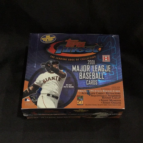 2001 Topps Finest Baseball Hobby Box