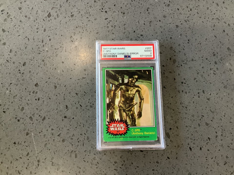 1977 Star Wars C-3PO (Anthony Daniels) Error PSA 2 (2938)