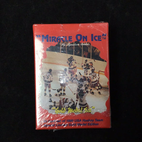 1995 Miracle on Ice Gold Medal USA Hockey Factory Sealed Set 1-50