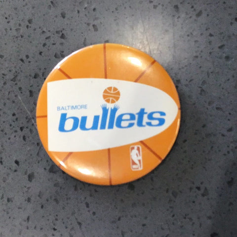 Baltimore Bullets Vintage NBA Button Pin