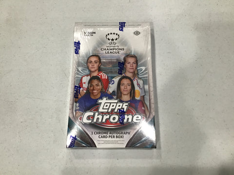 2023 Topps Chrome Womens Champions League Hobby Box