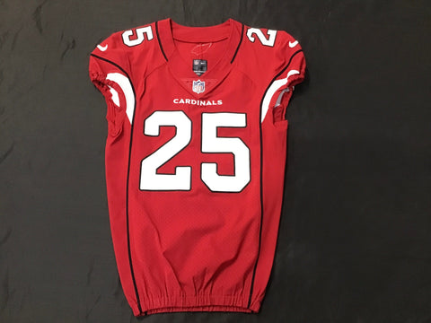 Arizona Cardinals Chris Jones #25 Player-Issued Game Jersey Stitched Adult 38