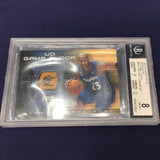 2002-03 Upper Deck Game Floor Michael Jordan Graded Card #MJ-F Beckett 8 (8531)