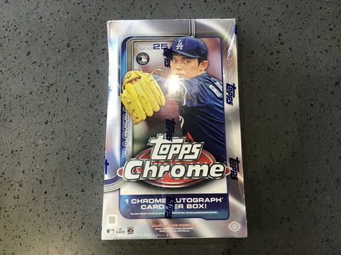 2025 Topps Chrome Baseball Hobby Box