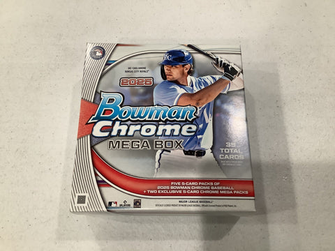 2025 Tops Bowman Chrome Baseball Mega Box