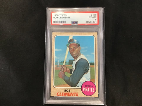 1968 Topps Bob Clemente #150 PSA 6 4331