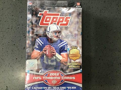 2012 Topps Football Hobby Box