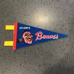 Team Pennant Mini Vintage Baseball Atlanta Braves