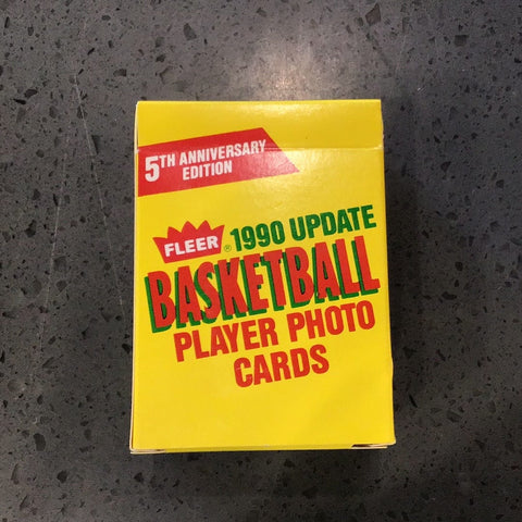 1990 Fleer Update Basketball 5th Anniversary Edition Complete Set 1-100