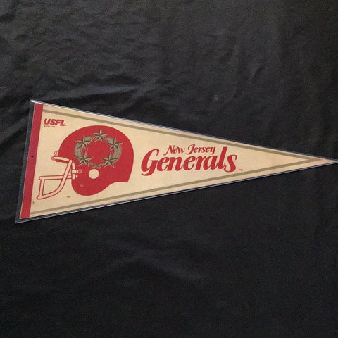 New Jersey Generals USFL 1982 Vintage Team Pennant