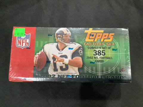 2002 Topps Football Factory Sealed Set