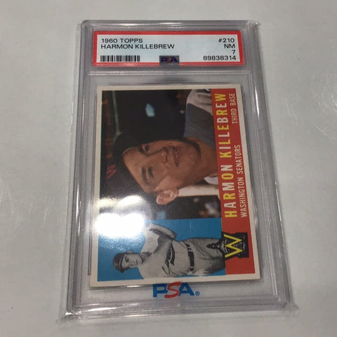 1960 Topps Harmon Killebrew #210 Graded Card PSA 7 (8314)