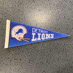 Team Pennant Mini Vintage Football Detroit Lions