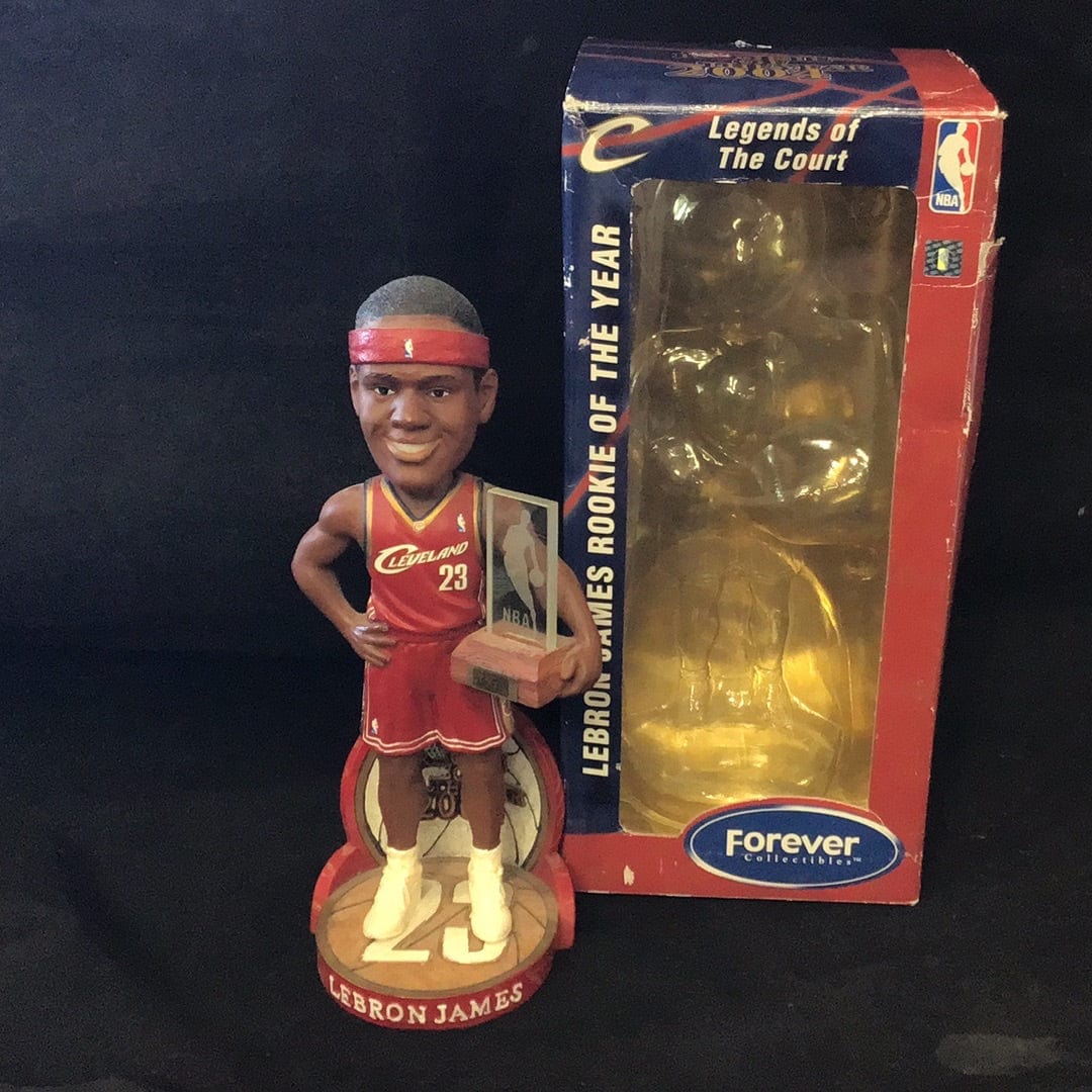 LeBron James Cleveland Cavaliers 2004 Rookie of the Year Bobblehead â Overtime Sports