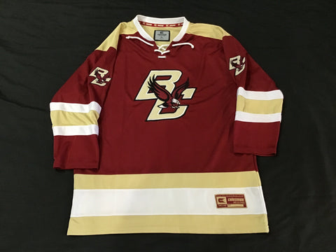Boston College Stitched Hockey Jersey Adult XL