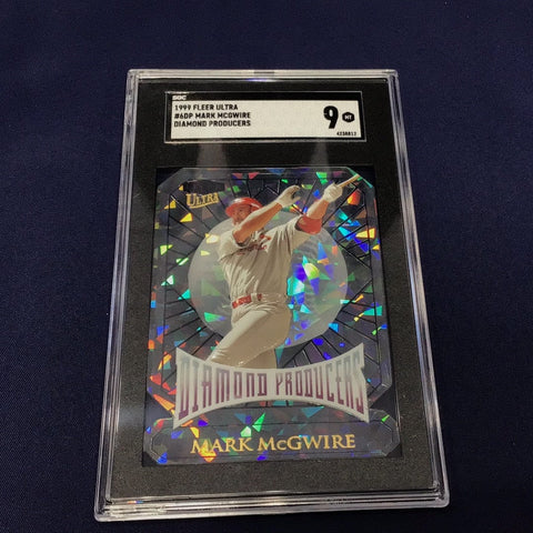 1999 Fleer Ultra Mark McGwire Graded Card #6DP SGC 9 (8812)