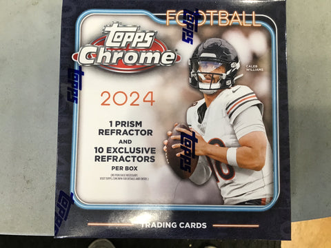 2024 Topps Chrome Football Mega Box