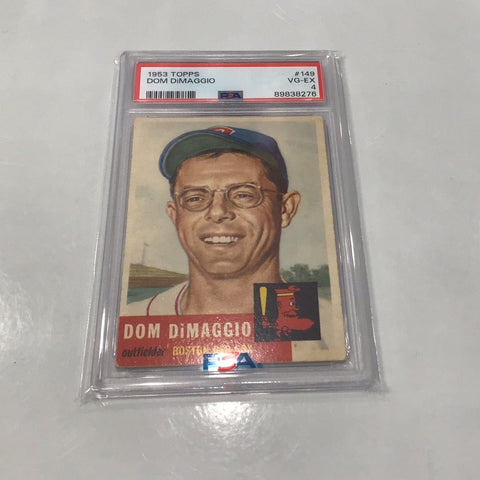 1953 Topps Dom DiMaggio #149 Graded Card PSA 4 (8276)