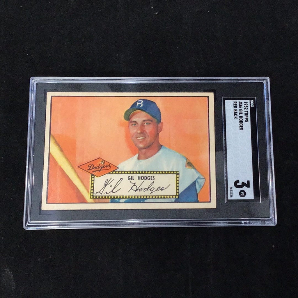 1952 Topps Gil Hodges #36 Graded Card SGC 6 (3036) Overtime Sports 1952 Topps Gil Hodges #36 Graded Card SGC 6 (3036) Overtime Sports