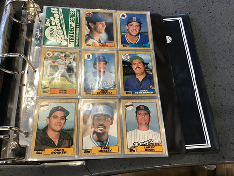 1987 Topps Complete Set 1-792 and Topps Traded 1-132