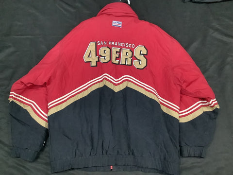 San Francisco 49ers Logo Athletic Jacket Adult XL