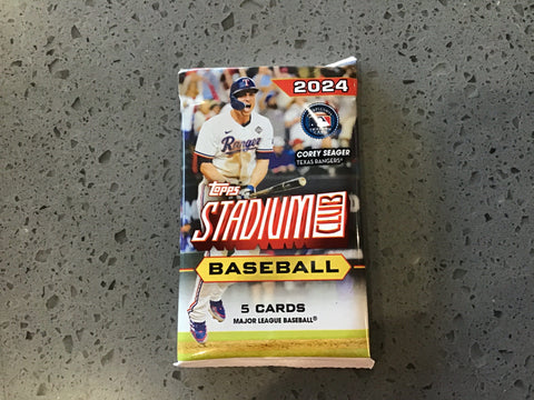 2024 Topps Stadium Club Baseball Retail Blaster Pack