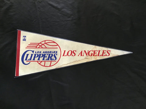 Team Pennant Vintage Basketball Los Angeles Clippers