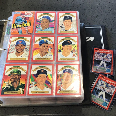 1990 Donruss and Donruss Rookies Baseball Complete Sets 1-716 and 1-56