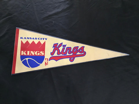 Team Pennant Vintage Basketball Kansas City Kings