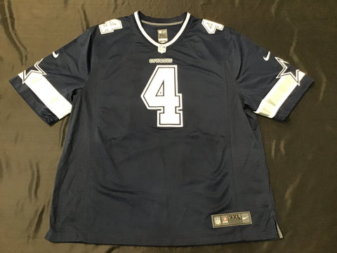 Nike NFL Dak PRESCOTT #4 On Field Jersey NFL Dallas Cowboys Size