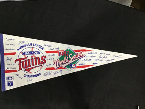 Team Pennant - Baseball - Minnesota Twins 1987 World Series Champions
