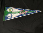 Oakland Athletics and LA Dodgers 1988 World Series Vintage Pennant
