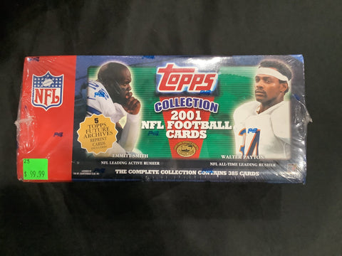 2001 Topps Football Factory Sealed Set