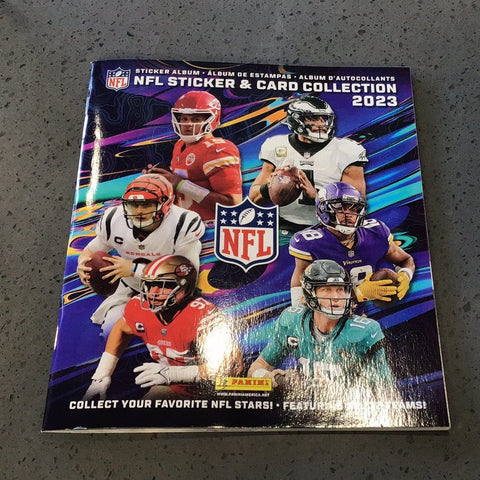 2023 NFL Sticker & Card Collection Book