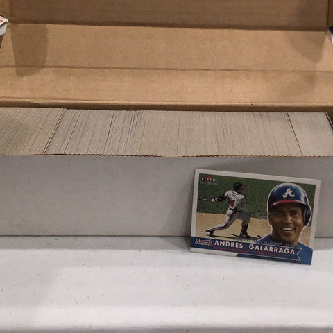 2001 Fleer Tradition Baseball Complete Set In Box 1-450