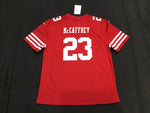 San Francisco 49ers Christian McCaffrey #23 Jersey Adult XL NWT