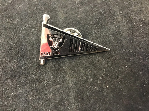 Oakland Raiders Pennant Metal Pin