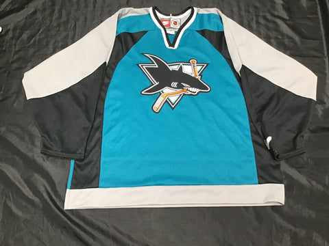 San Jose Sharks Stitched Jersey Adult XL