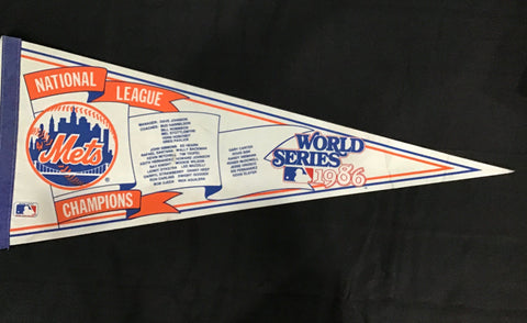 New York Mets 1986 World Series Pennant