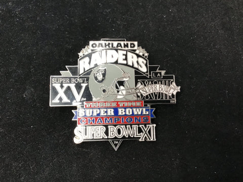 Oakland Raiders Super Bowl XV Metal Pin